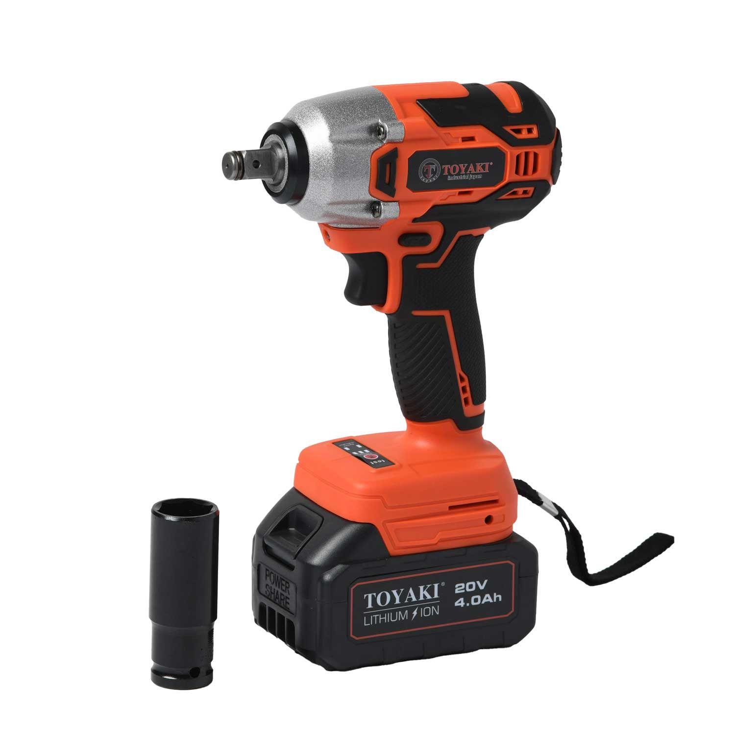 LLAVE DE IMPACTO INALAMBRICO 13MM 20V TOYAKI 1 bateria 4ah-0