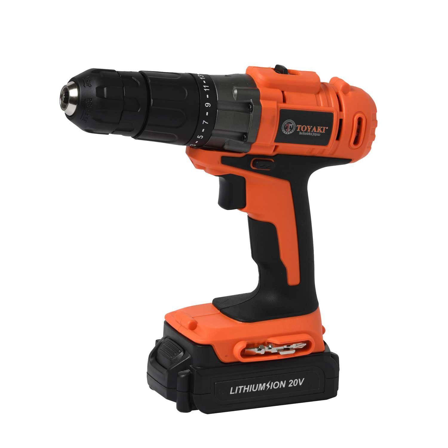 TALADRO INALAMBRICO 10MM 20V LITIO TOYAKI-0