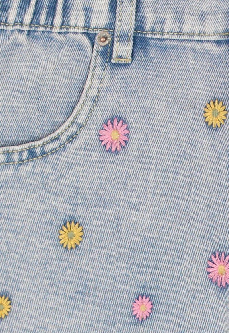Short teens niña denim bordado free 553-2