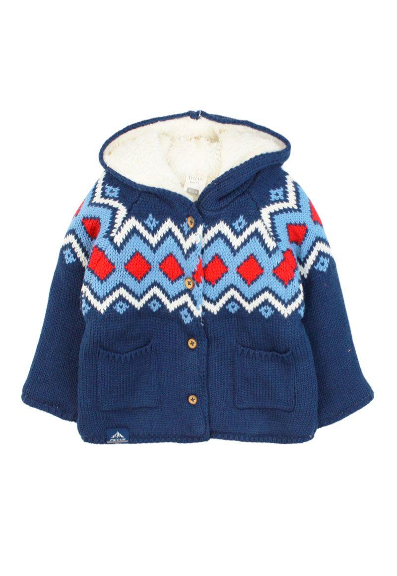 Chaqueta bebé niño tejida arctic 162-1