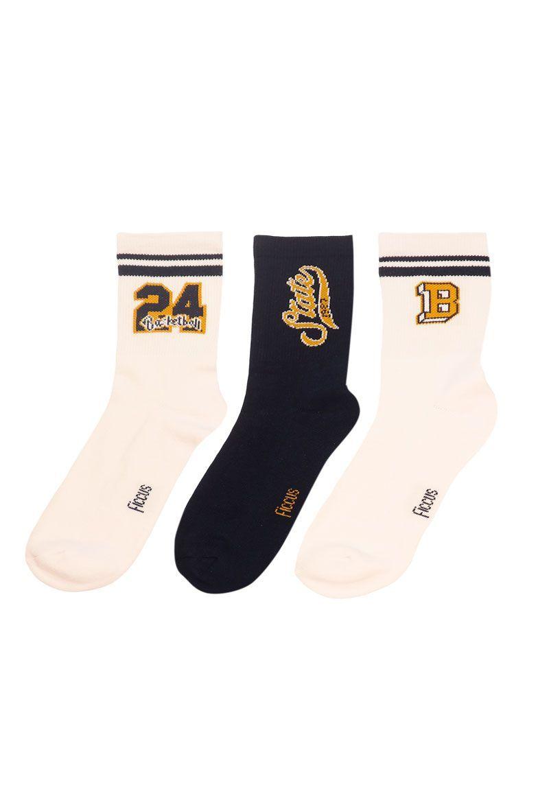 Pack 3 calcetines kids niño teens 654m-1