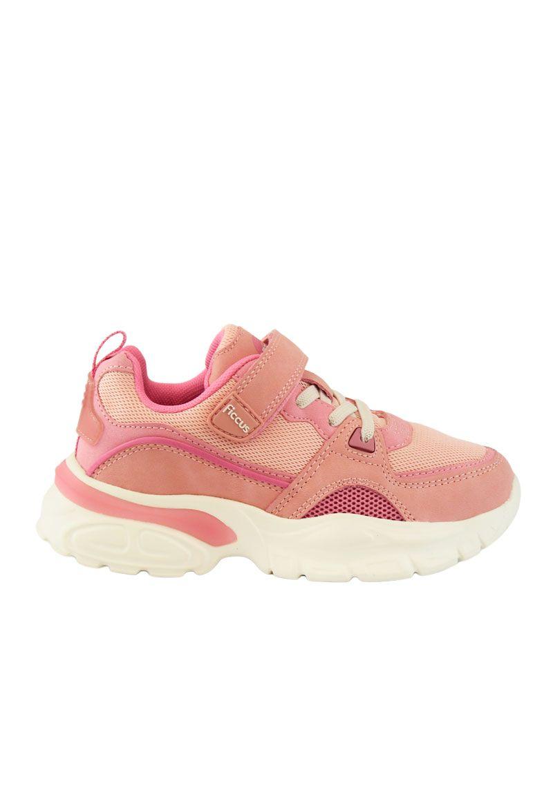 Zapatilla sport velcro elástico junior niña 916-0