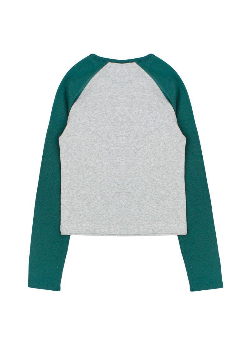 Polera junior niña manga raglan academy 360b-1