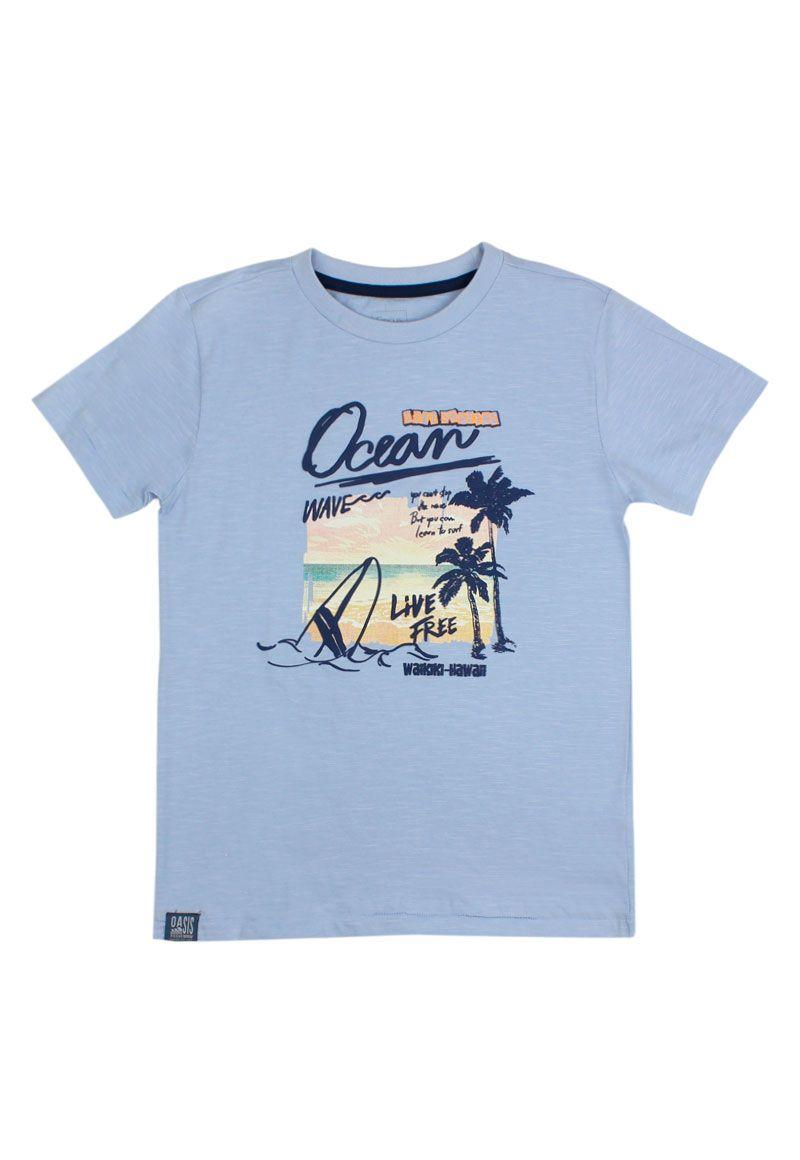 Polera jr niño slub oasis 352-0