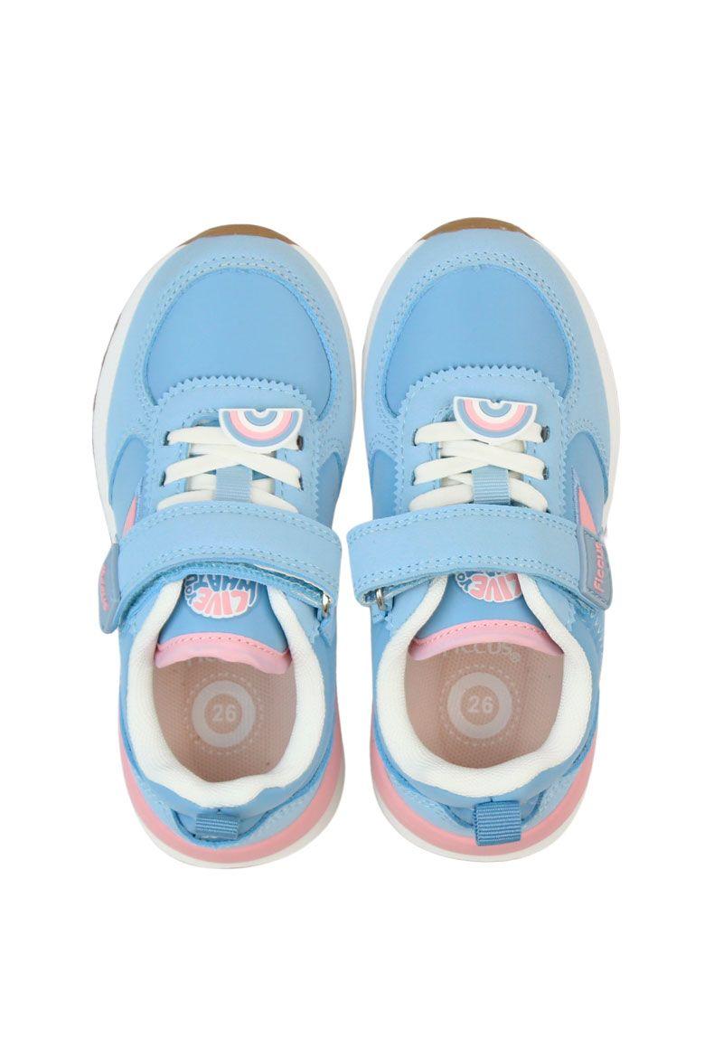 Zapatilla sport velcro elástico kids niña 874r-2
