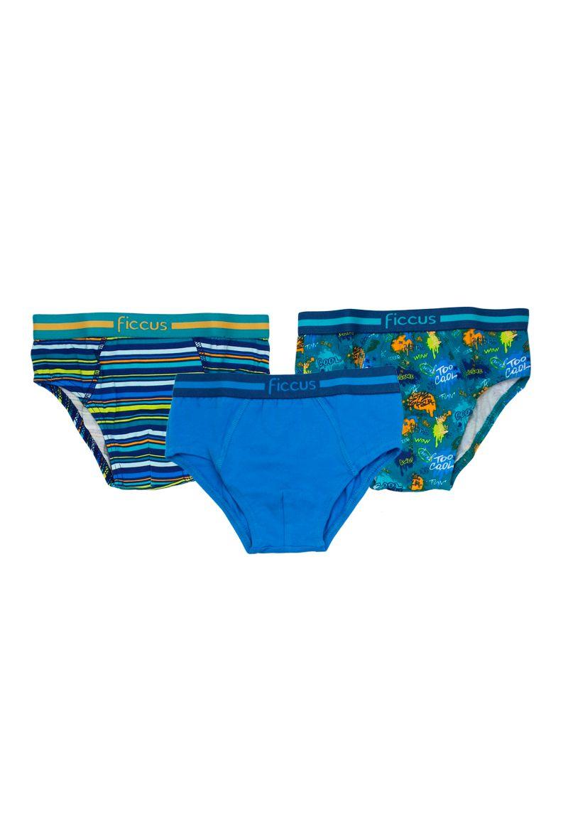 Pack triple slip kids niño 645b-0