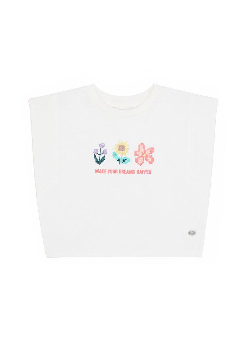 Polera girls bordado sundaze 288-0