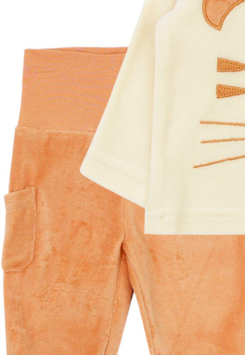 Conjunto newborn niño plush safari 105-2