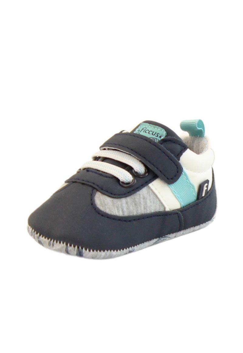 Zapatilla urbana velcro elástico newborn niño 819-0