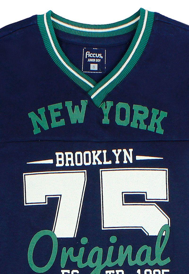 Polera jr niño cuello v squad 329-2