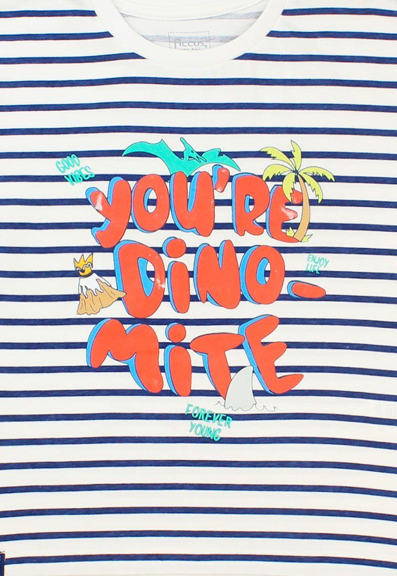 Pijama kids niño listado dino 273g-2