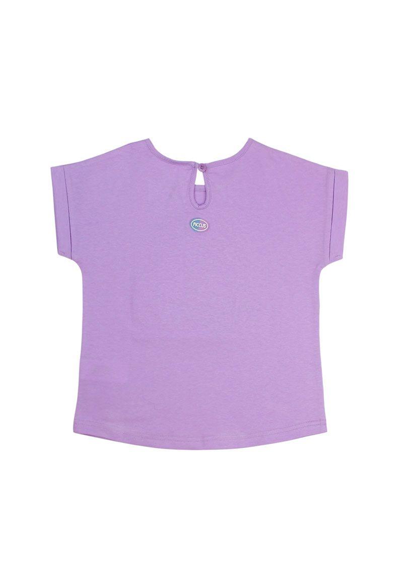 Polera kids niña dobladillo malibu 286-1