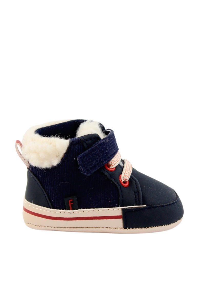 Botín velcro elástico bebé soft niño 814 W24d-0