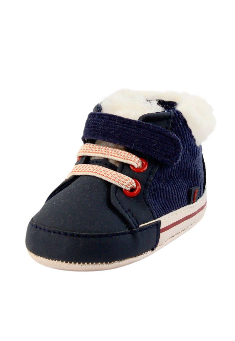 Botín velcro elástico bebé soft niño 814 W24d-1