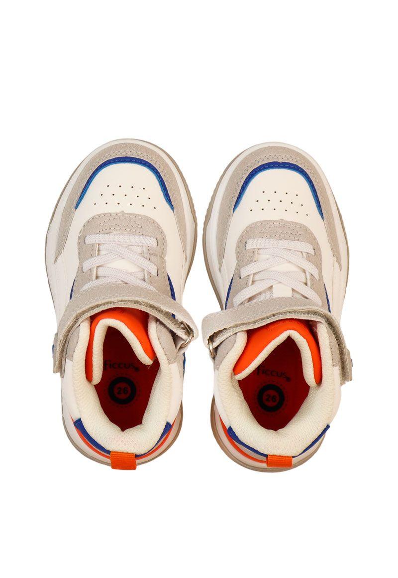 Zapatilla urbana caña velcro elástico kids niño 854-2