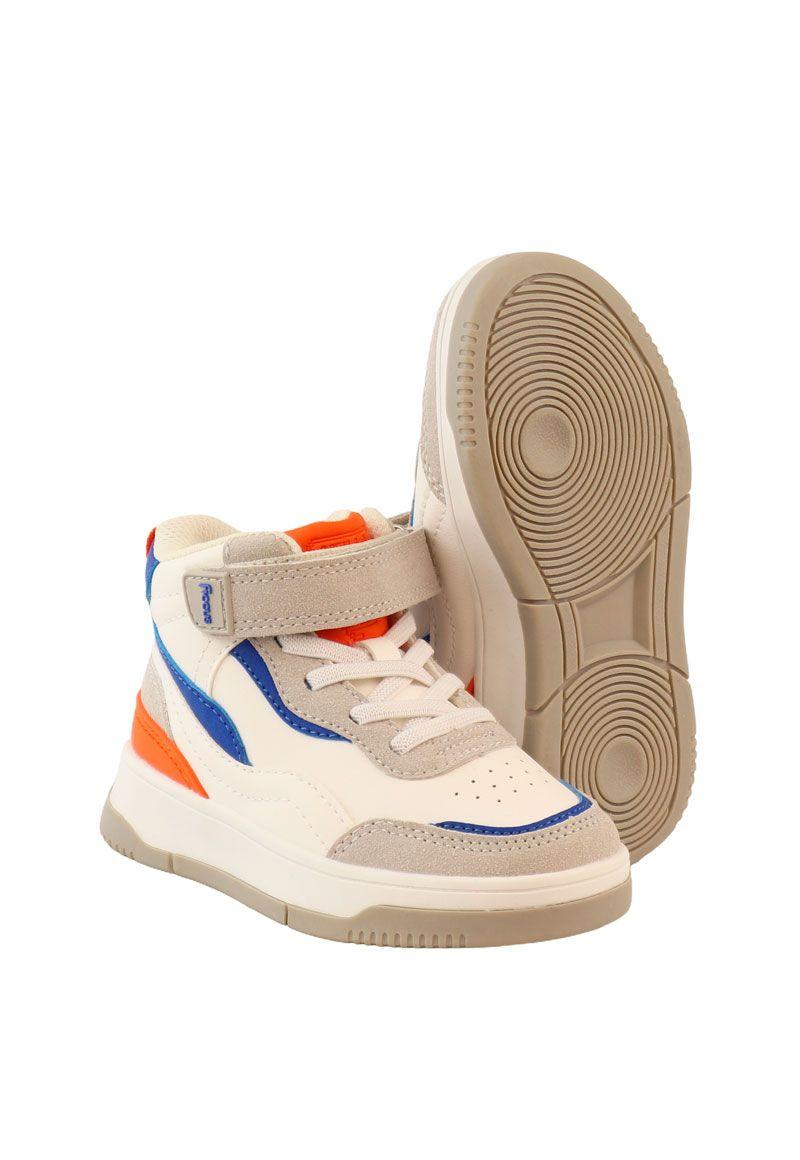 Zapatilla urbana caña velcro elástico kids niño 854-3