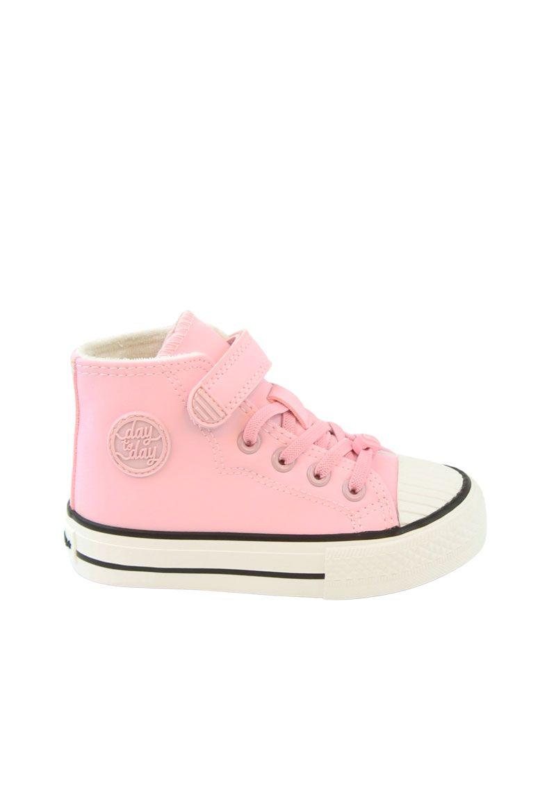 Zapatilla day to day caña velcro elástico niña 942w-0