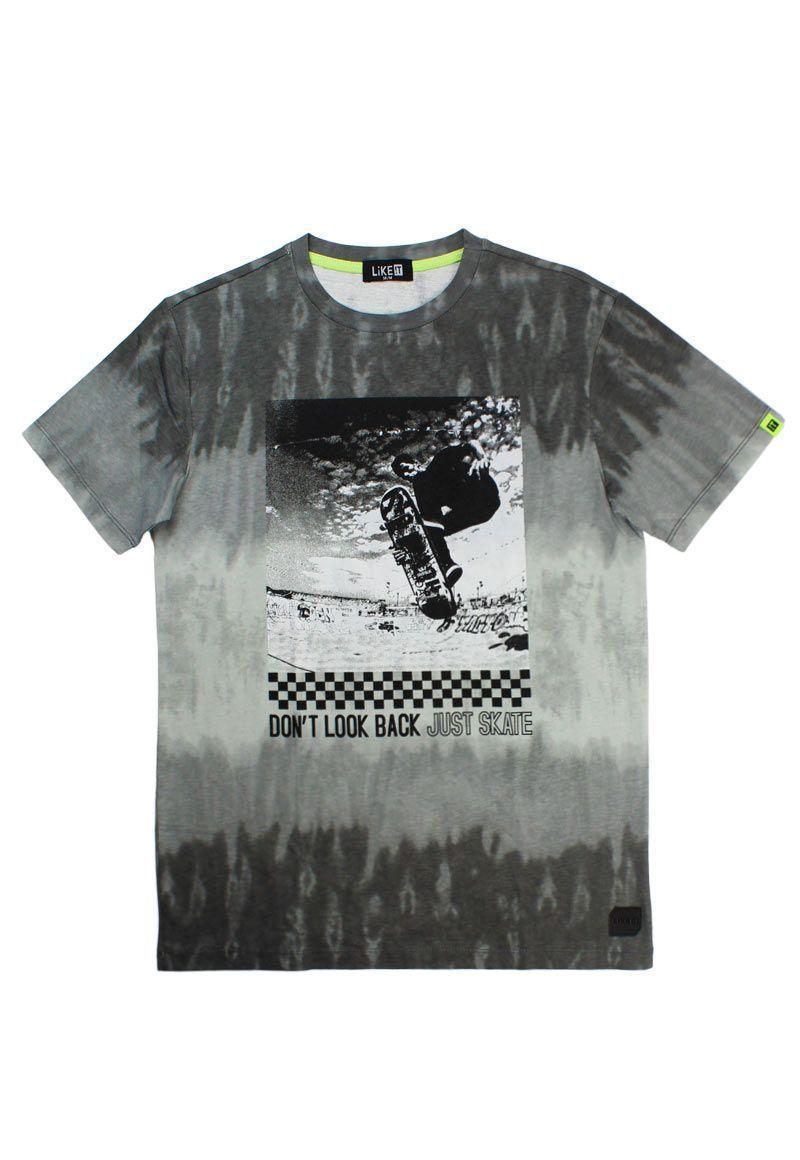 Polera Teens Niño M/C Tie Dye Game Scape Like It-0
