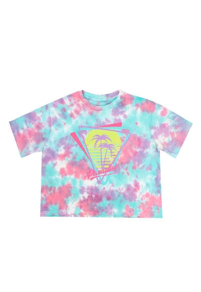 Polera junior niña tie dye malibu 395B-0