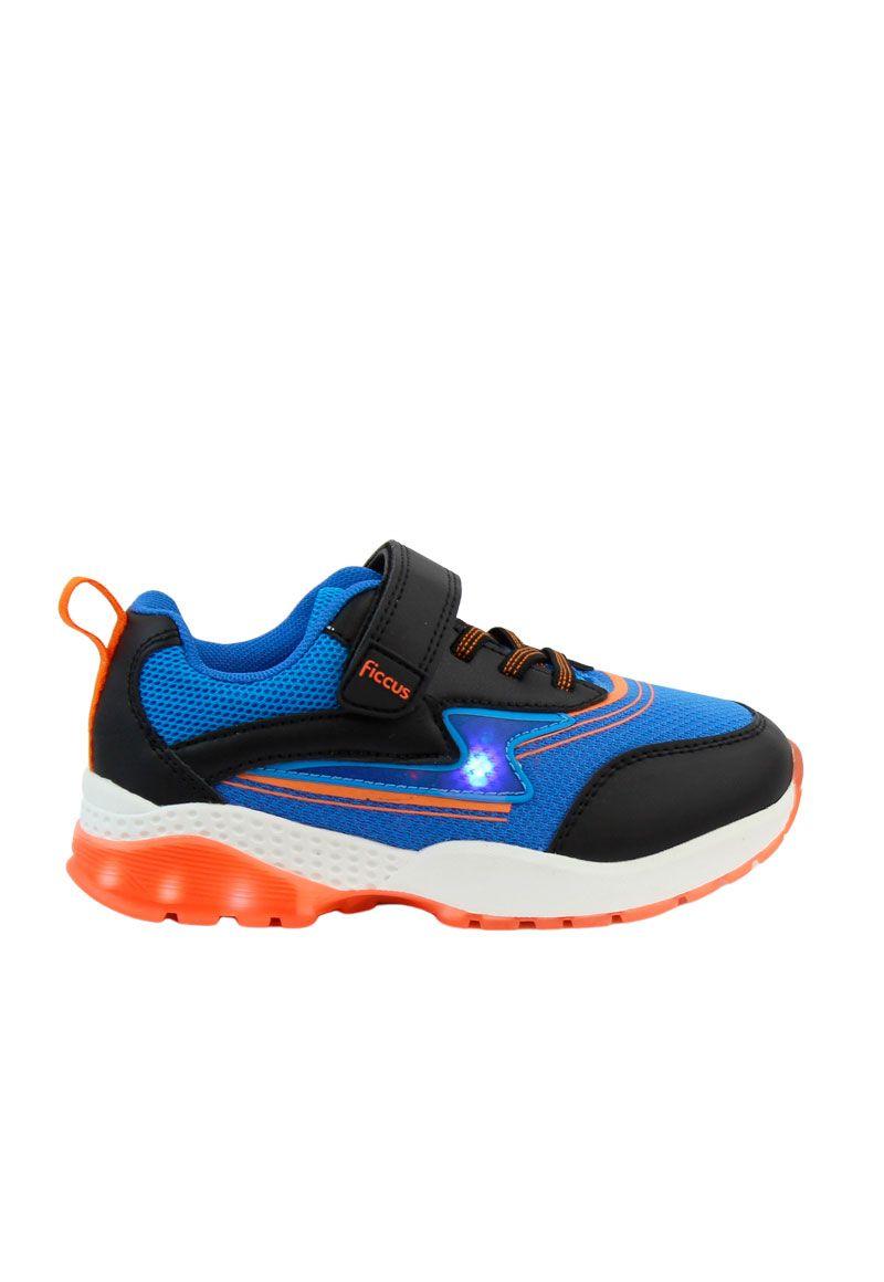 Zapatilla power ligths led velcro elástico junior niño 950-0