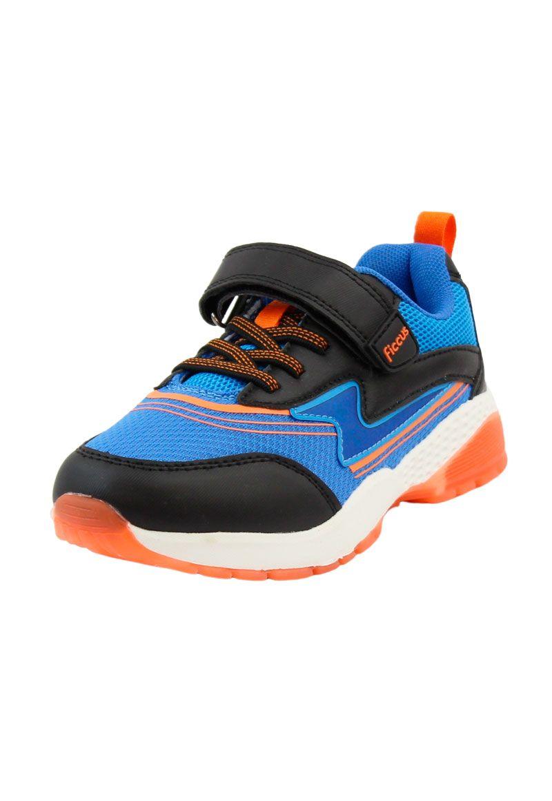 Zapatilla power ligths led velcro elástico junior niño 950-1