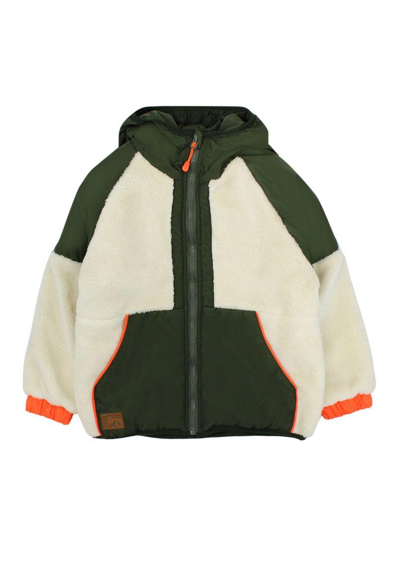 Casaca kids niño piel bicolor foresta 261-0