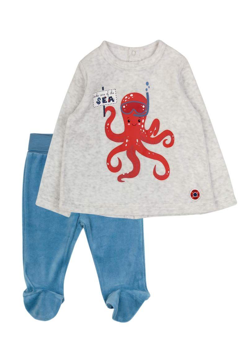 Conjunto newborn niño plush sea 106-4