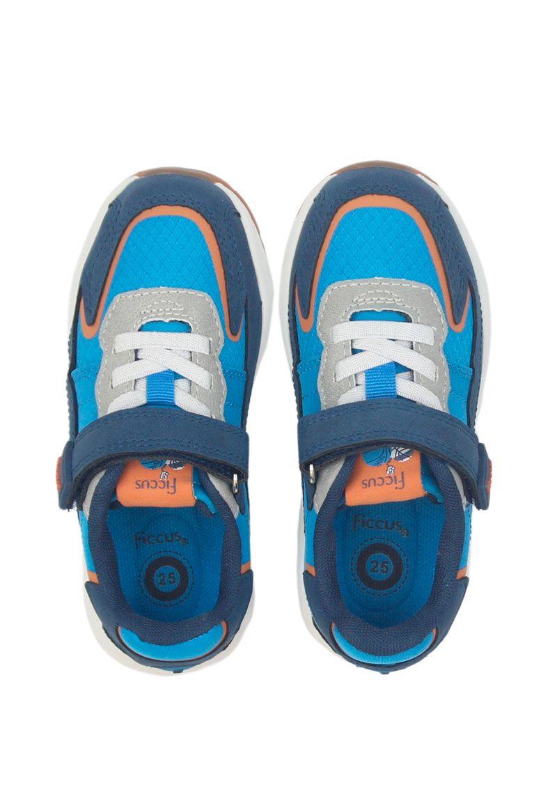 Zapatilla sport velcro elástico kids niño 897-2