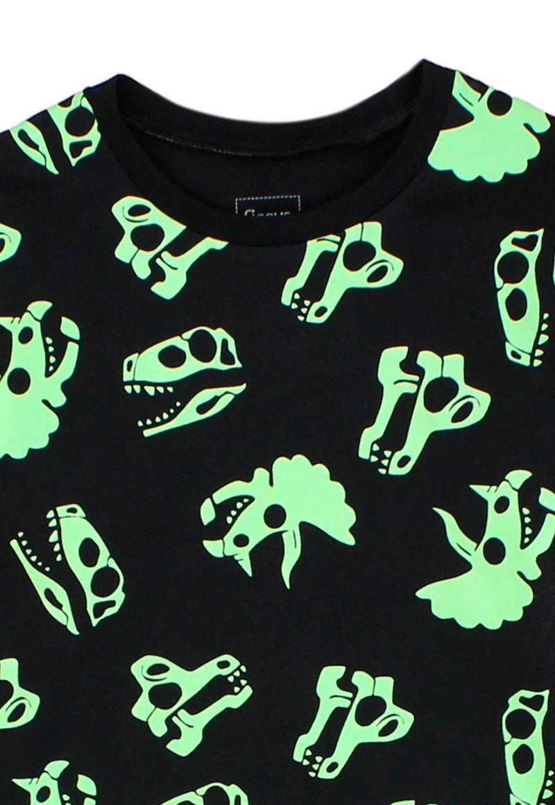 Pijama kids niño fluorescente dinosaur 268m-2