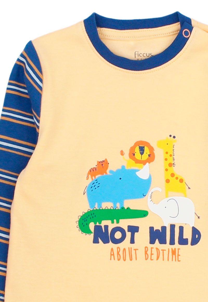 Pijama bebé niño listado wild 175c-2