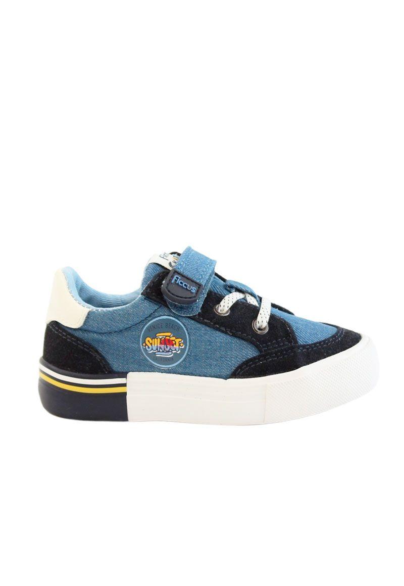 Zapatilla urbana 2 velcros kids niño 890-0