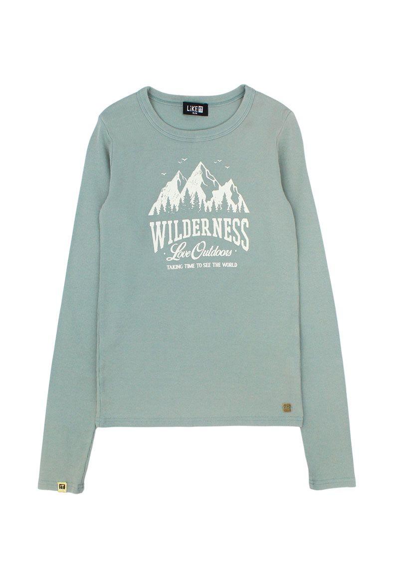 Top teens niña rib foresta 531b-0