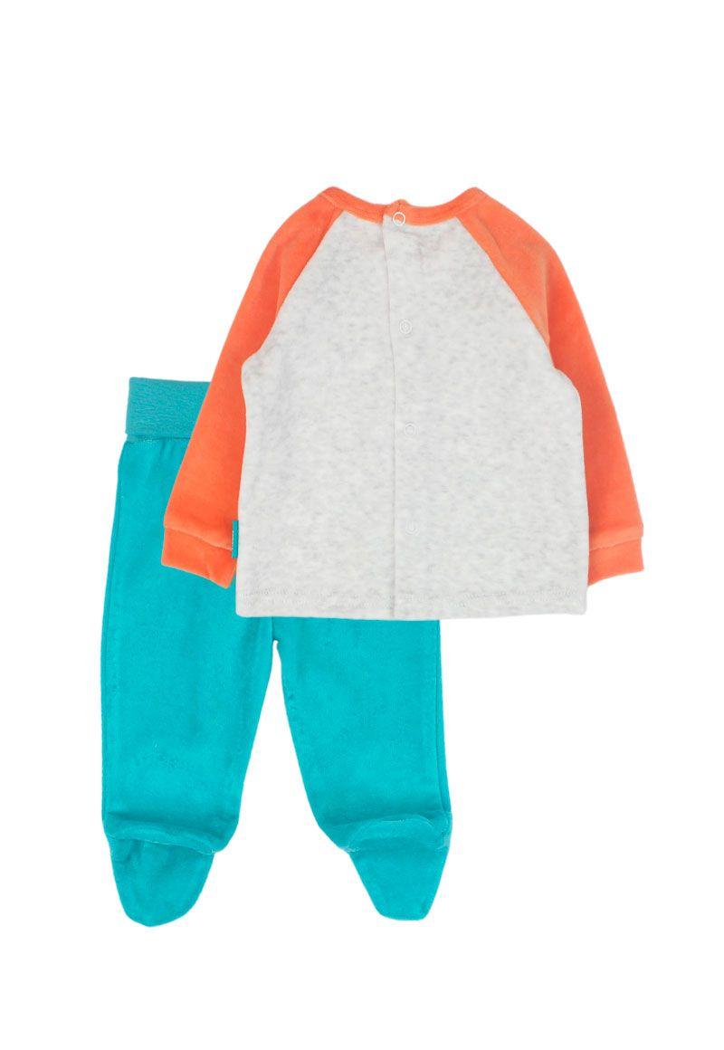 Conjunto newborn niño plush dino 106B-1
