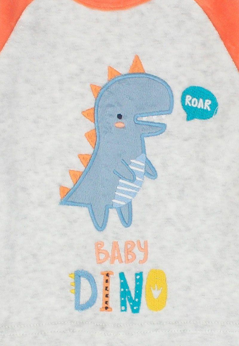 Conjunto newborn niño plush dino 106B-2