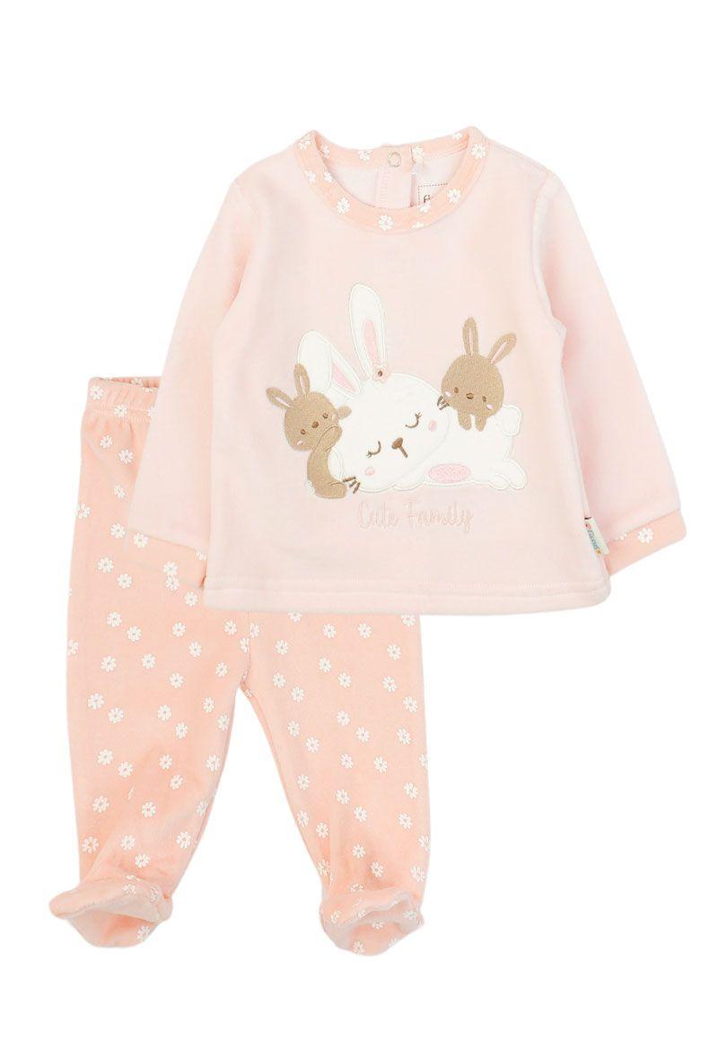 Conjunto newborn niña plush snowball 123-0