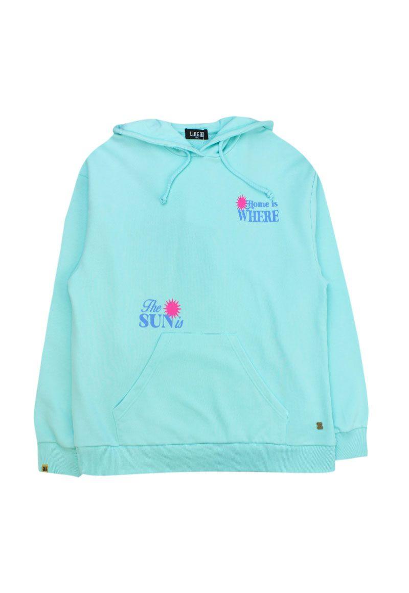 Poleron teens niña capucha sunset 546B-0