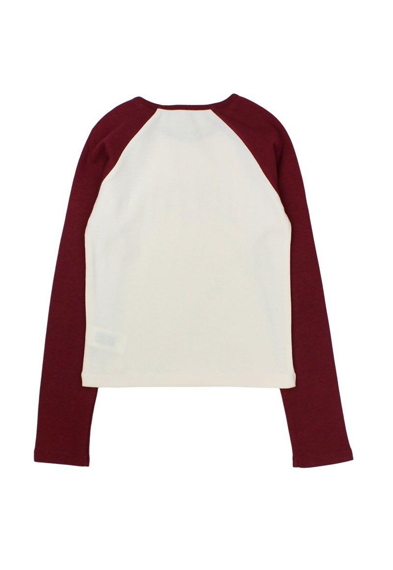 Polera junior niña manga raglan academy 360-1