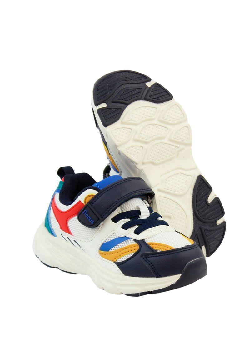 Zapatilla sport velcro elástico kids niño 896r-3
