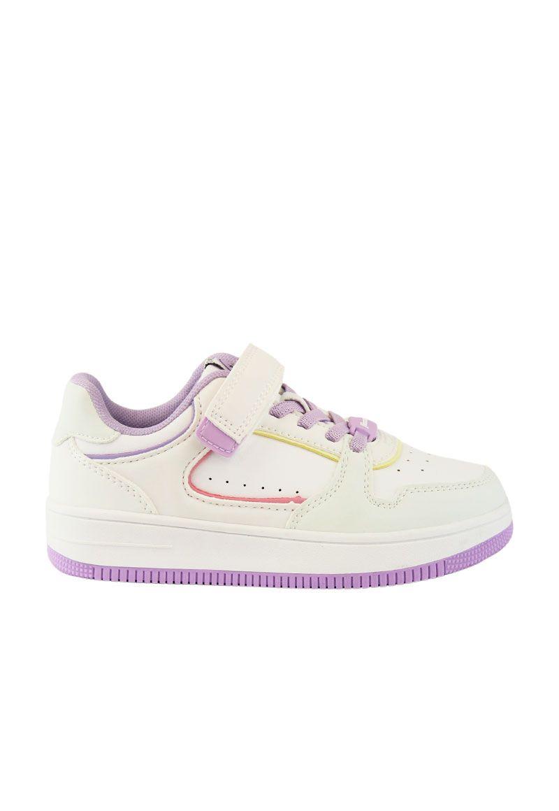 Zapatilla solar velcro elástico junior niña 956-0