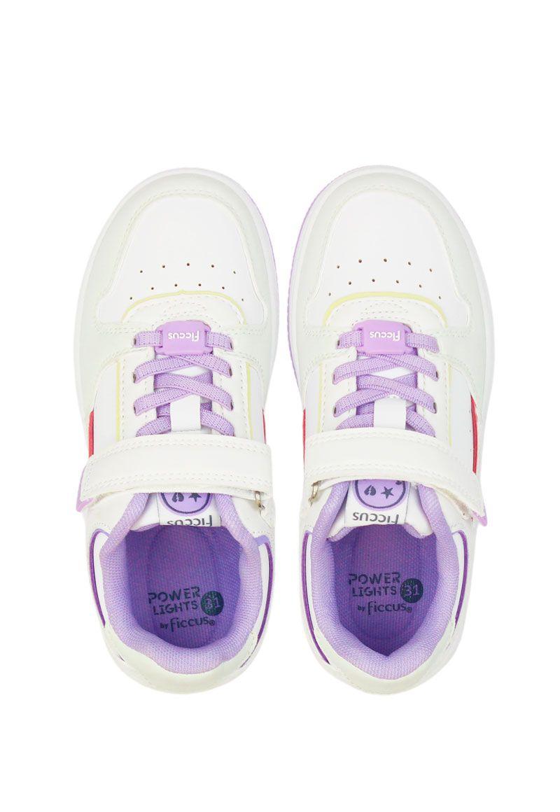 Zapatilla solar velcro elástico junior niña 956-2