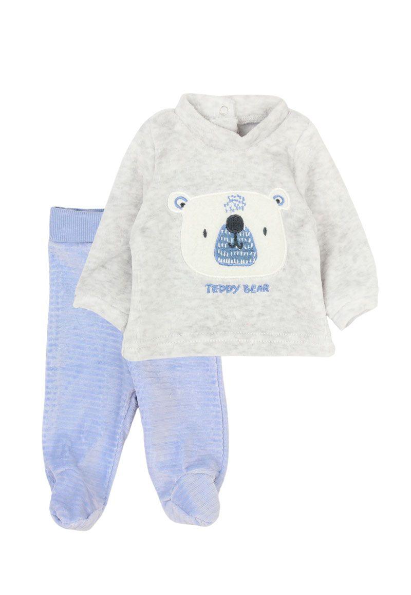 Conjunto newborn niño plush bear 105b-0