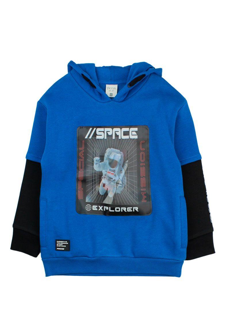 Polerón kids niño doble manga cosmic 243-0