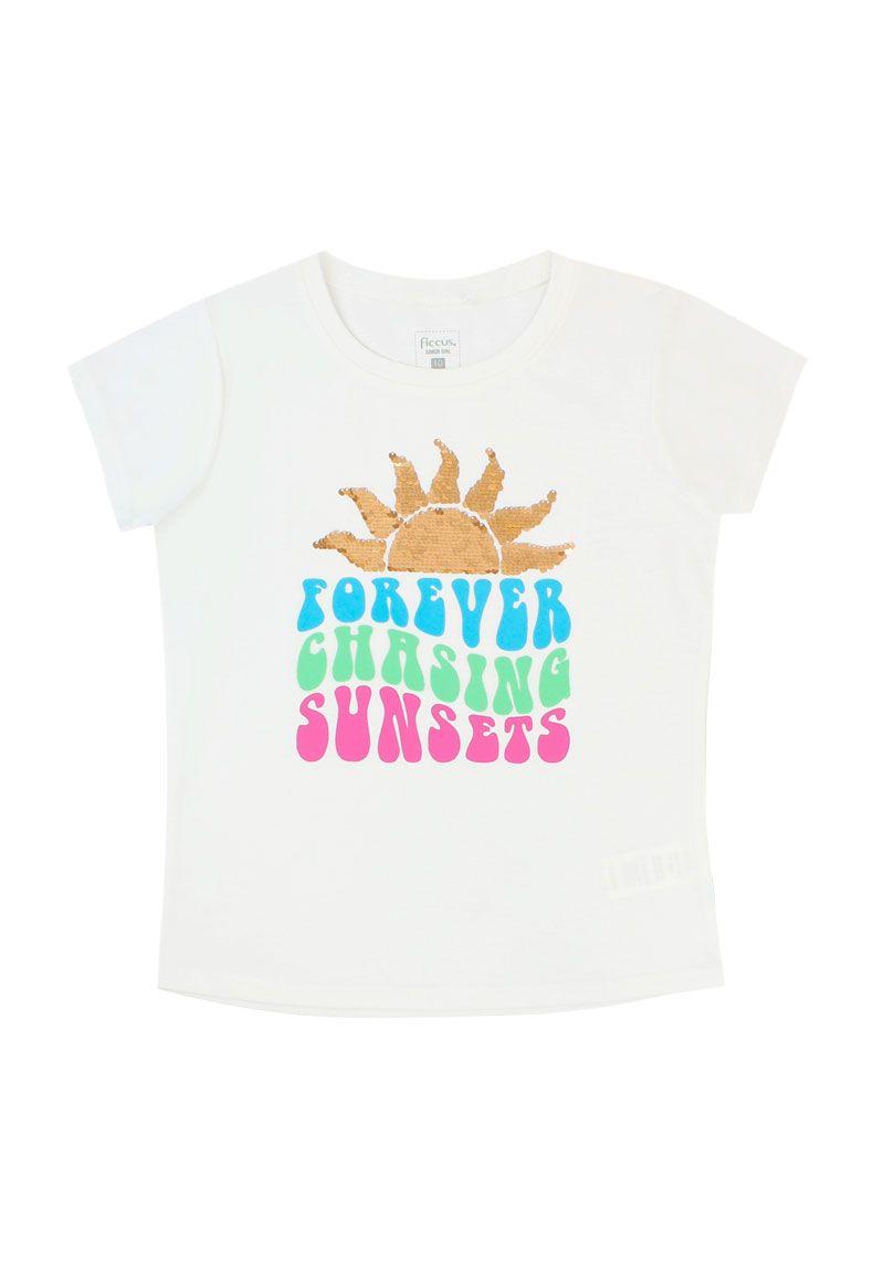Polera jr niña lentejuelas day to day 771w-0