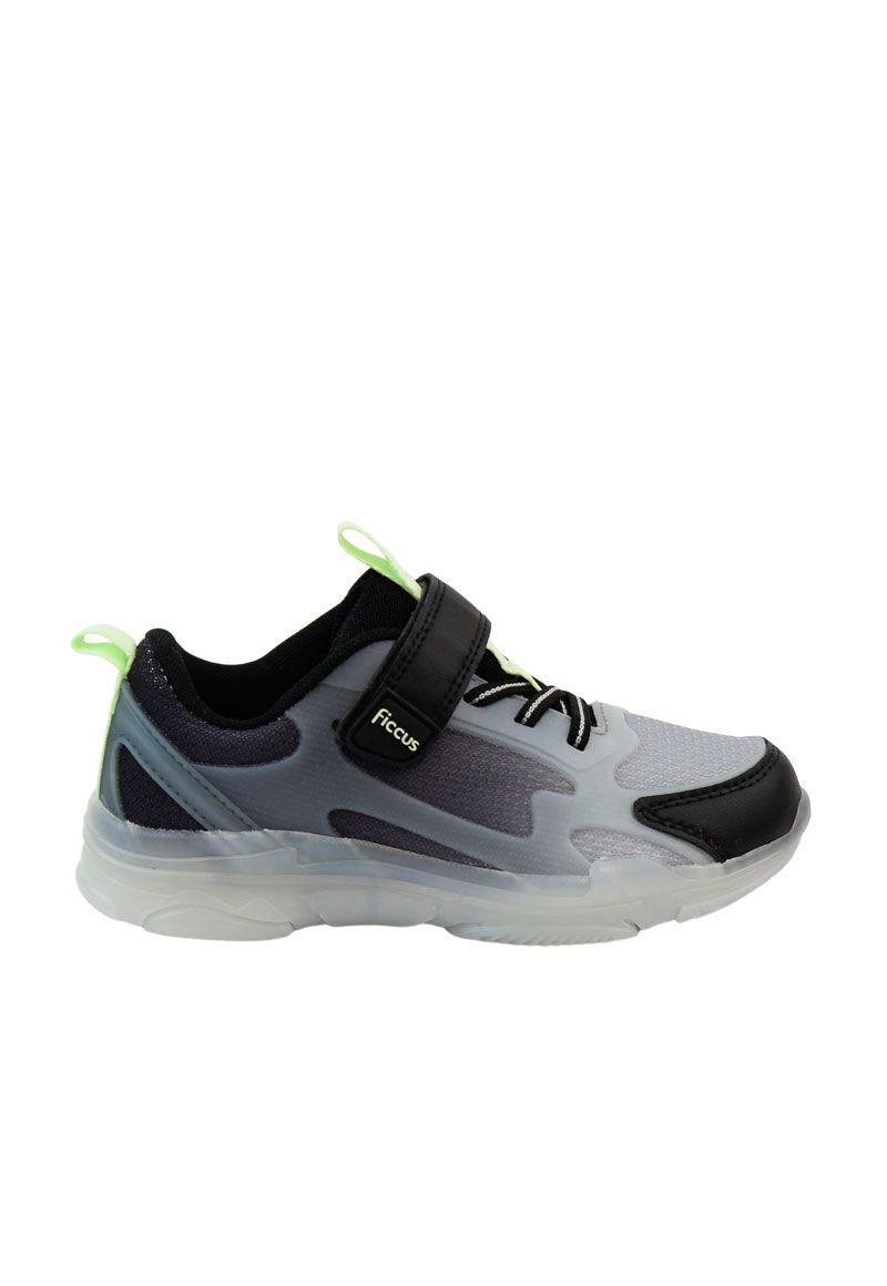 Zapatilla power ligths fluorescente velcro elástico junior niño 953-0