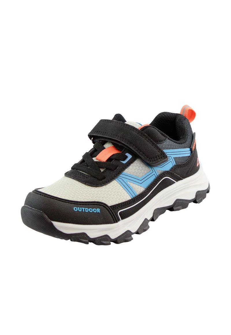 Zapatilla outdoor velcro elástico junior niño 908-0