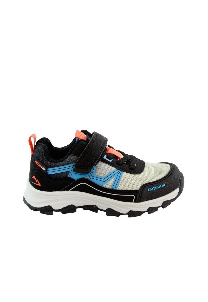Zapatilla outdoor velcro elástico junior niño 908-3