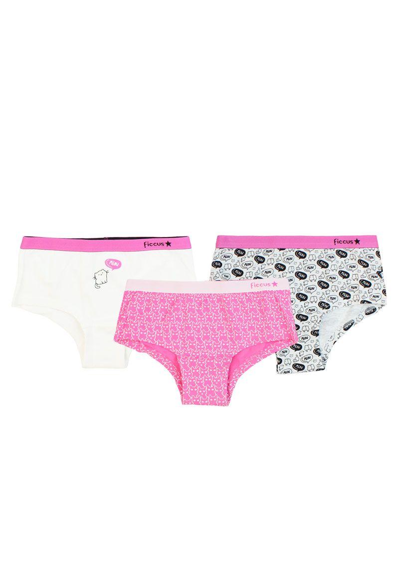 Pack triple pantaleta kids niña  650g-1