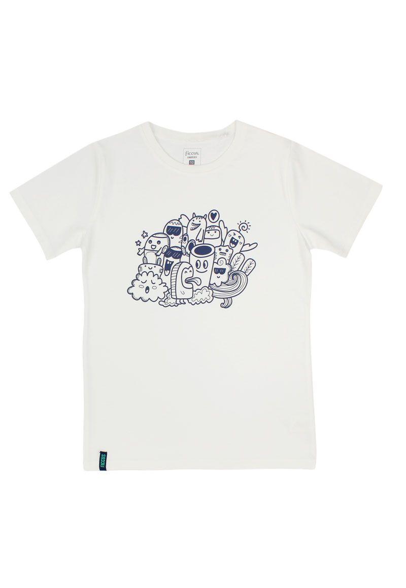 Polera jr niño estampada day to day 761-4