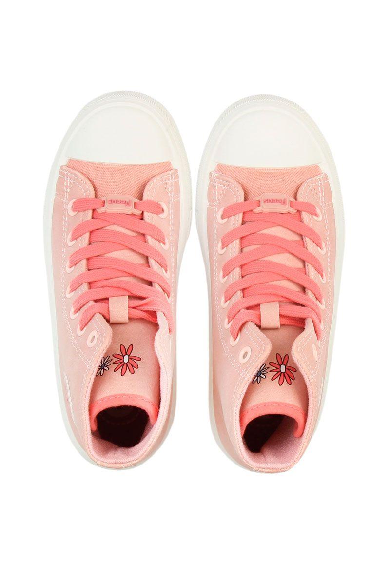 Zapatilla urbana caña cordón a correr niña 901b-2