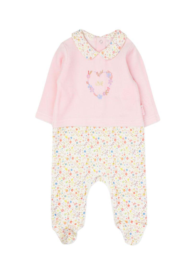 Osito newborn niña plush c/ cuello cute garden 127B-0
